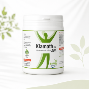 Alga Klamath RW AFA 180 compresse da 510 mg con certificazione biologica estratta con il metodo DLT Hydro•Dri®